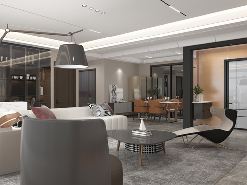 江南賦143平米現(xiàn)代輕奢裝修風格 江南賦143平米現(xiàn)代輕奢裝修風格