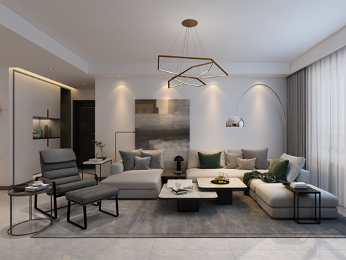 中房東方韻143平米現代輕奢裝修效果圖 中房東方韻143平米現代輕奢裝修效果圖