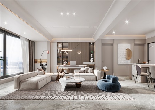 海珀蘭軒143平米輕奢風效果圖 海珀蘭軒143平米輕奢風效果圖