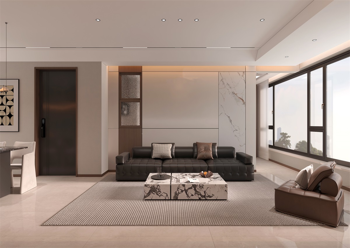 玉庭華府131㎡ | 現(xiàn)代意式+美拉德色系，濃郁棕調的電影氛圍直接封神！