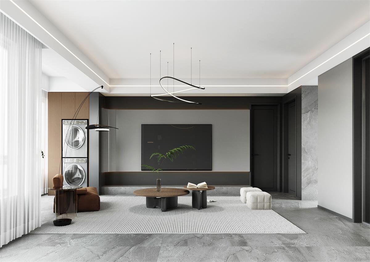 國府壹號| 驚艷！147㎡黑色簡約家，又A又颯高級感直接拉滿