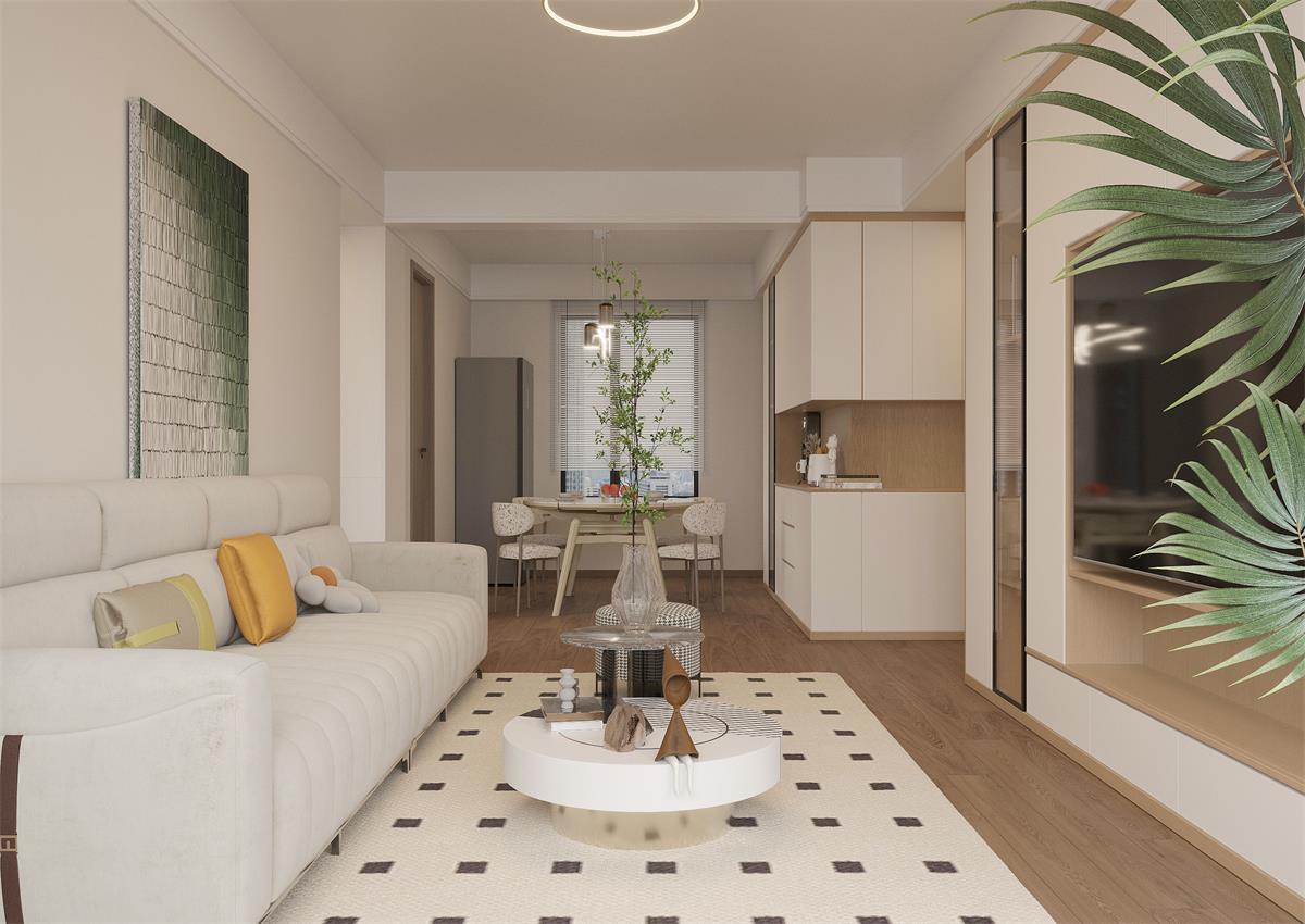 中房西悅府 | 簡(jiǎn)約不失高級(jí)，127㎡原木奶油風(fēng)滿是松弛感！