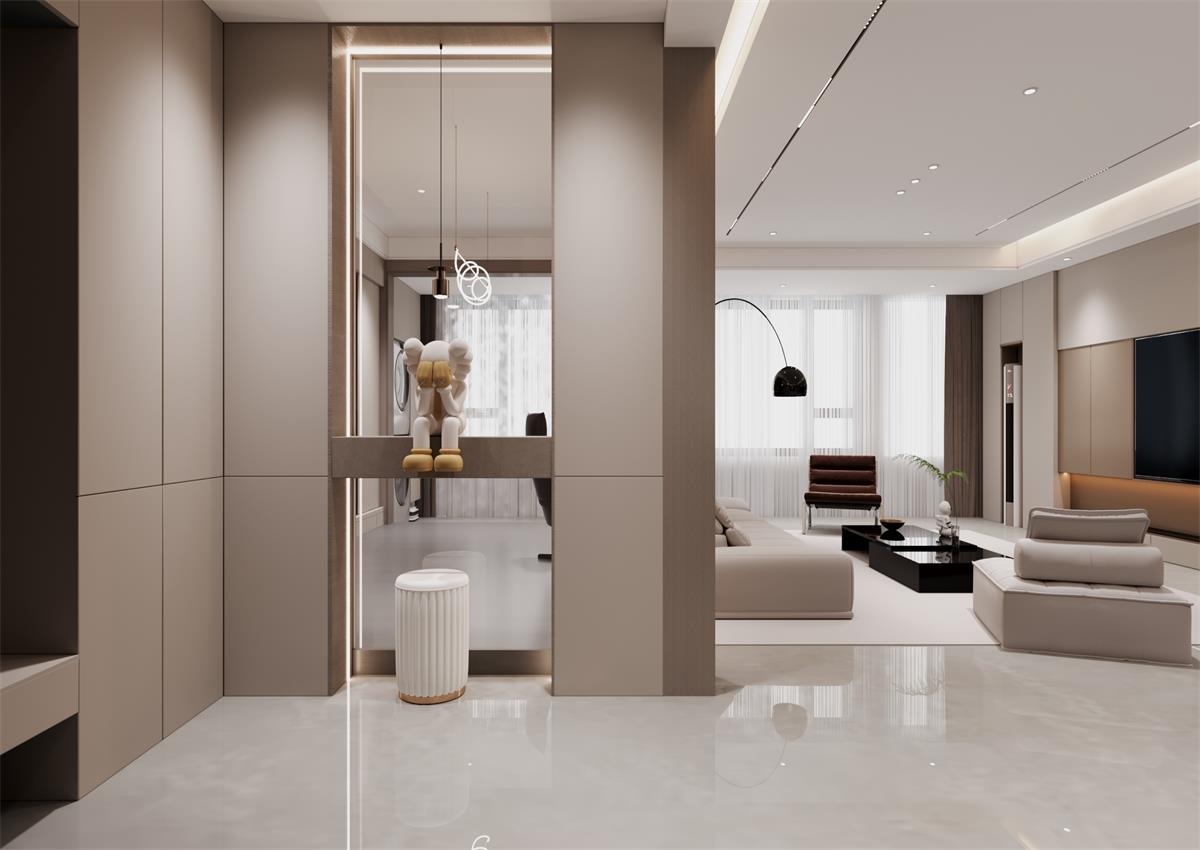 玉庭華府146㎡ | 自帶高級感的意式極簡家，一進門就想哇塞！