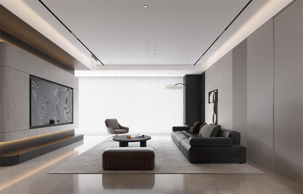 中海華樾133㎡ | 看不膩的「黑白極簡」王炸組合！高級感原地封神！