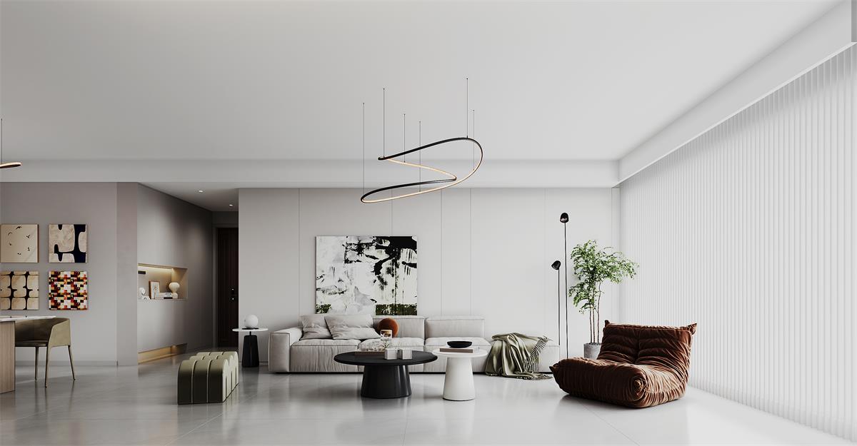 寧房云筑129㎡ | 裝修的盡頭原來是極簡！家越簡單越高級~