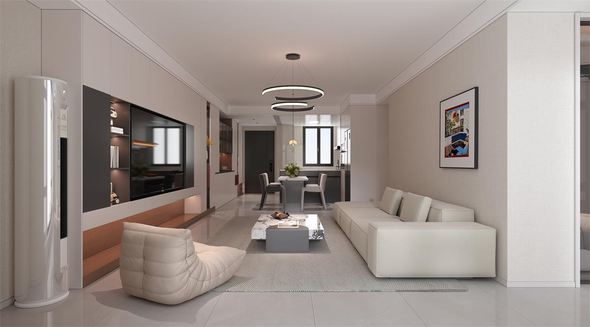 星耀閱海 |123㎡小三居極限改造！整墻收納柜+開放式餐廚，空間翻倍還顯大！