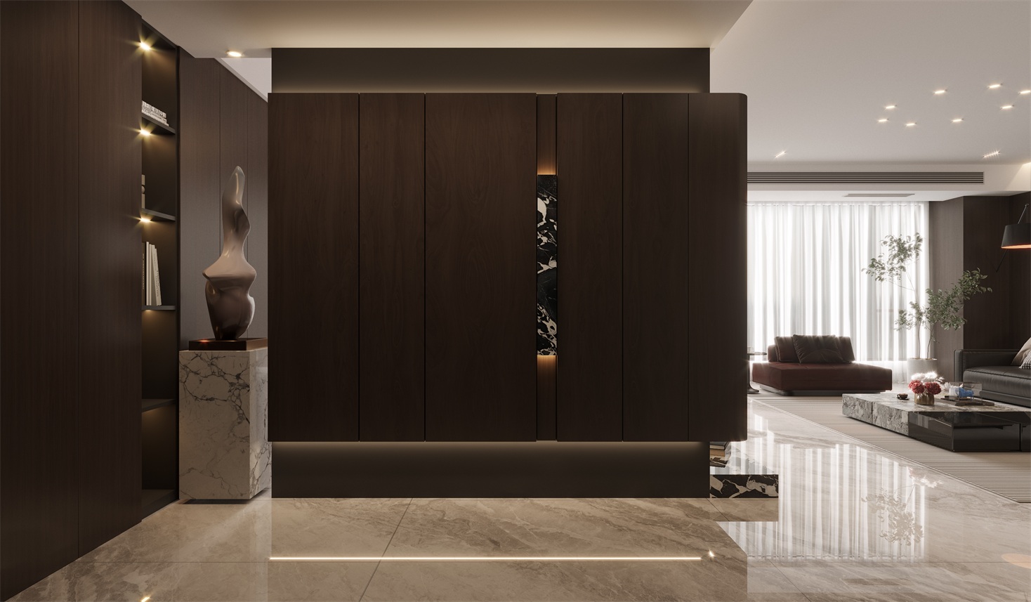 中海海樾133㎡ | 意式極簡風(fēng)又殺回來了！這高級感我真拒絕不了~