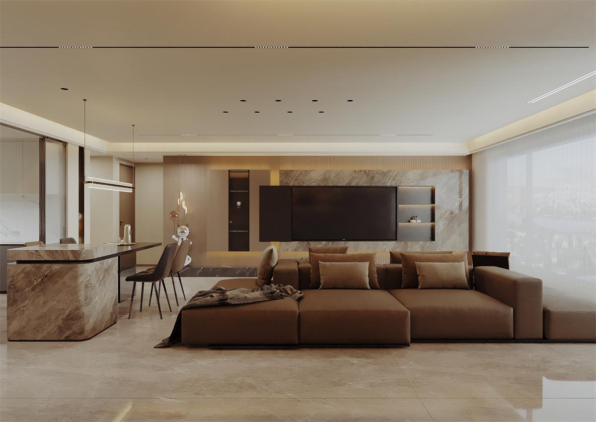 中恒央御143㎡ | 朋友說(shuō)：品味不錯(cuò)哦！你家意式輕奢風(fēng)顯貴又好看